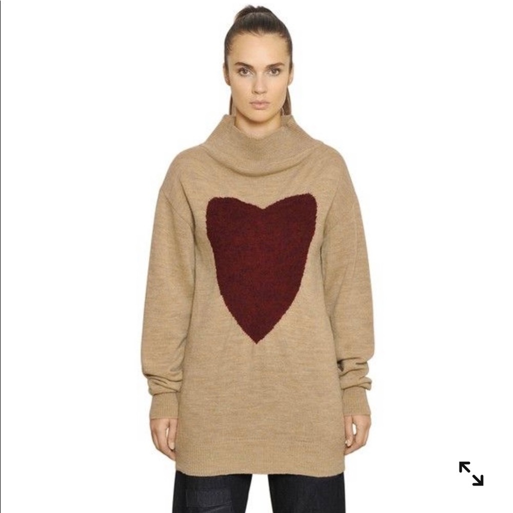 Vivienne Westwood heart oversized sweater
